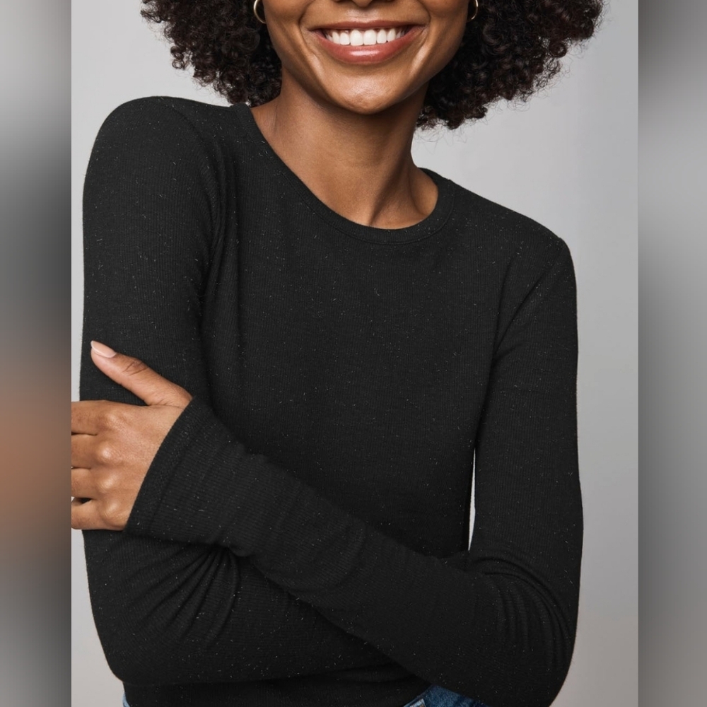 Splendid Classic Black Knit Top